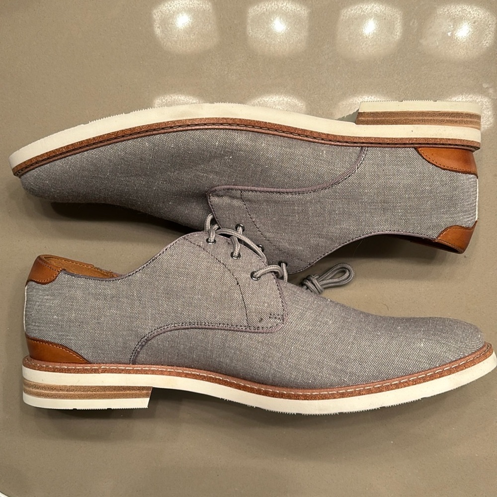 Never wore, bought at DSW, doesn’t fit my wardrobe